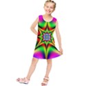 Abstract Art Artwork Fractal Kids  Tunic Dress View1