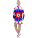 Abstract Digital Art Artwork Colorful Women s Long Sleeve Casual Dress View2