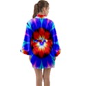 Abstract Digital Art Artwork Colorful Long Sleeve Kimono Robe View2