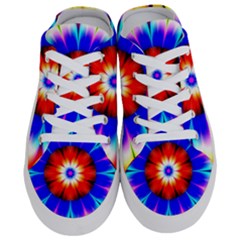 Abstract Digital Art Artwork Colorful Half Slippers by Pakrebo