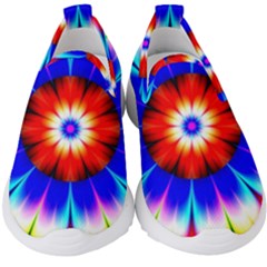 Abstract Digital Art Artwork Colorful Kids  Slip On Sneakers by Pakrebo