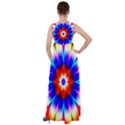 Abstract Digital Art Artwork Colorful Empire Waist Velour Maxi Dress View2