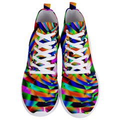 Abstract Art Artwork Digital Art Color Men s Lightweight High Top Sneakers by Pakrebo