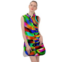 Abstract Art Artwork Digital Art Color Sleeveless Shirt Dress