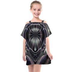 Digital Art Artwork Colorful Poster Kids  One Piece Chiffon Dress