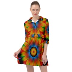 Abstract Digital Art Artwork Mini Skater Shirt Dress