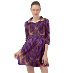 Abstract Art Artwork Fractal Design Mini Skater Shirt Dress