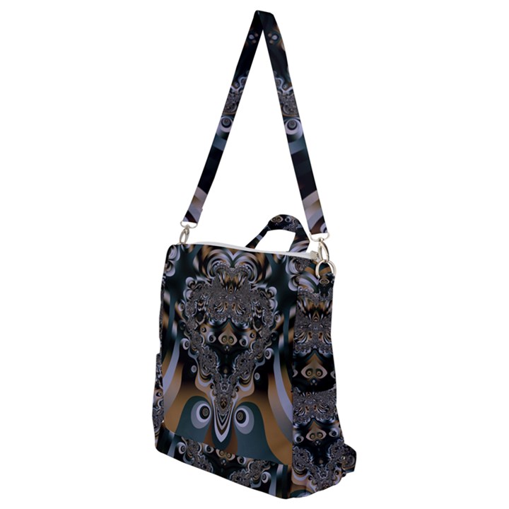 Fractal Art Artwork Design  Art Crossbody Backpack