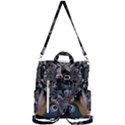 Fractal Art Artwork Design  Art Crossbody Backpack View3