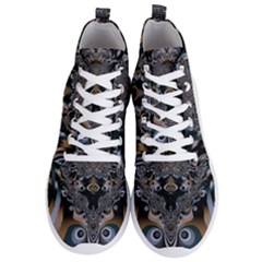 Fractal Art Artwork Design  Art Men s Lightweight High Top Sneakers by Pakrebo