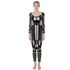 Abstract Art Art Design Modern Art Long Sleeve Catsuit by Pakrebo