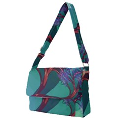 Art Fractal Artwork Creative Full Print Messenger Bag by Pakrebo