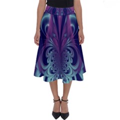 Design Art Digital Art Artwork Perfect Length Midi Skirt by Pakrebo