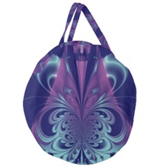 Design Art Digital Art Artwork Giant Round Zipper Tote by Pakrebo