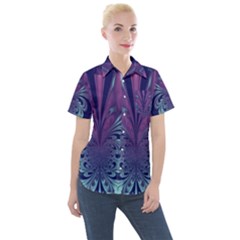 Design Art Digital Art Artwork Women s Short Sleeve Pocket Shirt