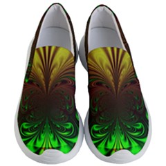 Digital Arts Fractals Futuristic Art Women s Lightweight Slip Ons by Pakrebo