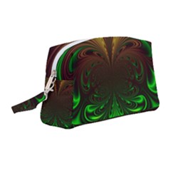 Digital Arts Fractals Futuristic Art Wristlet Pouch Bag (medium) by Pakrebo