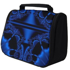 Art Fractal Artwork Creative Blue Black Full Print Travel Pouch (big) by Pakrebo