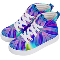 Abstract Art Design Digital Art Kids  Hi-top Skate Sneakers by Pakrebo