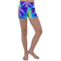 Abstract Art Design Digital Art Kids  Lightweight Velour Yoga Shorts by Pakrebo