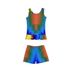 Design Color Colorful Designing Kids  Boyleg Swimsuit by Pakrebo