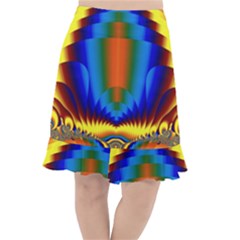 Design Color Colorful Designing Fishtail Chiffon Skirt