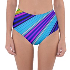 Background Colors Colorful Design Reversible High-waist Bikini Bottoms by Pakrebo