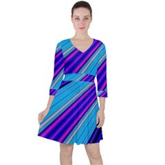 Background Colors Colorful Design Ruffle Dress by Pakrebo