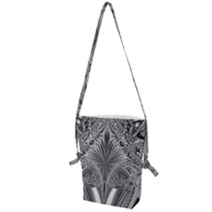 Crystal Design Pattern Folding Shoulder Bag by Pakrebo