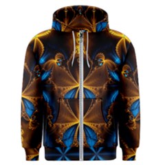 Abstract Art Fractal Artwork Men s Zipper Hoodie by Pakrebo