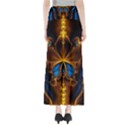 Abstract Art Fractal Artwork Full Length Maxi Skirt View2