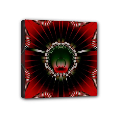 Abstract Abstract Art Artwork Star Mini Canvas 4  X 4  (stretched) by Pakrebo