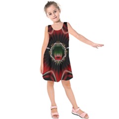 Abstract Abstract Art Artwork Star Kids  Sleeveless Dress by Pakrebo