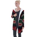 Abstract Abstract Art Artwork Star Longline Hooded Cardigan View1