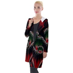 Abstract Abstract Art Artwork Star Hooded Pocket Cardigan by Pakrebo