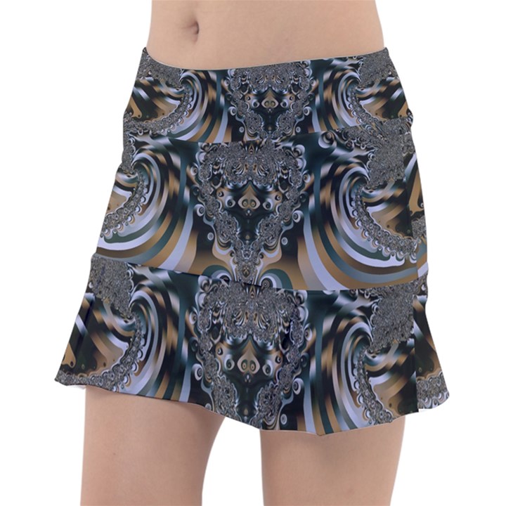 Fractal Art Artwork Design Tennis Skirt