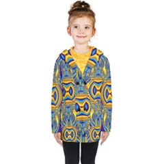 Design Color Colourful Decoration Kids  Double Breasted Button Coat