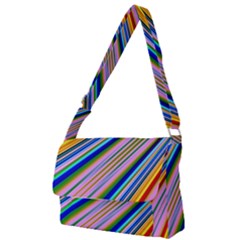 Background Colors Colorful Design Full Print Messenger Bag by Pakrebo