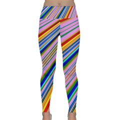 Background Colors Colorful Design Lightweight Velour Classic Yoga Leggings by Pakrebo