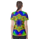 Digital Art Fractal Artwork Flower Women s Sport Mesh Tee View2