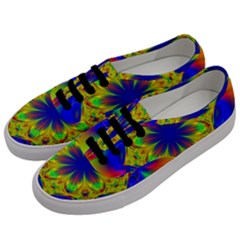 Digital Art Fractal Artwork Flower Men s Classic Low Top Sneakers by Pakrebo