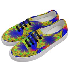 Digital Art Fractal Artwork Flower Women s Classic Low Top Sneakers by Pakrebo