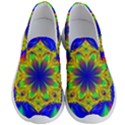 Digital Art Fractal Artwork Flower Men s Lightweight Slip Ons View1