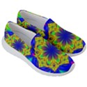 Digital Art Fractal Artwork Flower Men s Lightweight Slip Ons View3