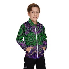 Digital Art Artwork Fractal Pattern Kids  Windbreaker