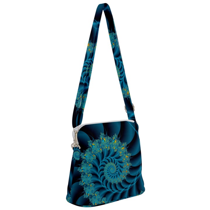 Art Artwork Fractal Digital Art Zipper Messenger Bag