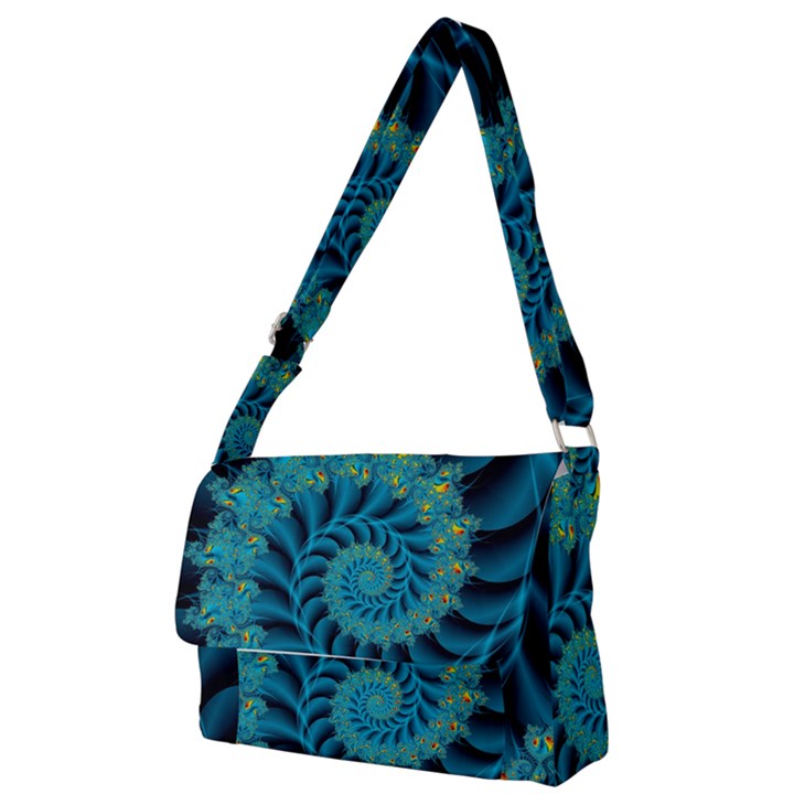 Art Artwork Fractal Digital Art Full Print Messenger Bag