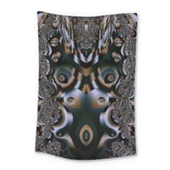 Fractal Art Artwork Design Small Tapestry by Pakrebo