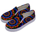 Abstract Digital Art Artwork Kids  Canvas Slip Ons View2