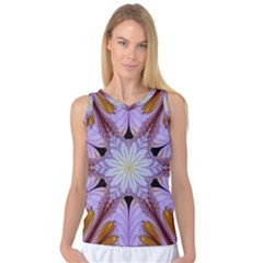 Abstract Flower Artwork Art Women s Basketball Tank Top by Pakrebo